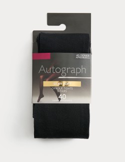 Neprůhledné punčochy, 40 DEN, sada 2 ks