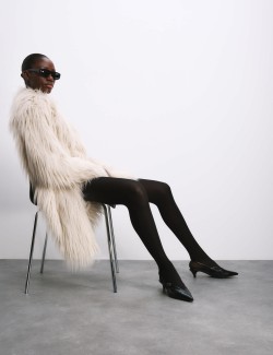 Neprůhledné punčochy, 40 DEN, sada 2 ks