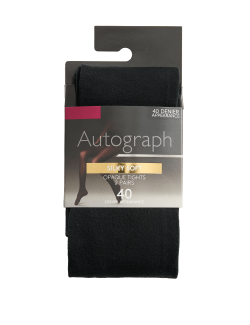 Neprůhledné punčochy, 40 DEN, sada 2 ks