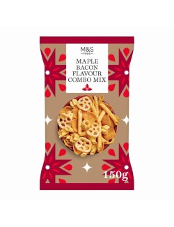 Bramborový snack s příchutí slaniny s javorovým sirupem