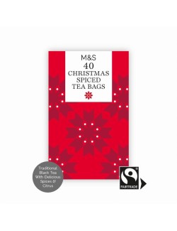 Černý čaj s kořením, sušeným ovocem a aromaty, 40 nálevových sáčků