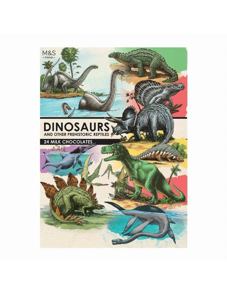 Adventní kalendář s 24 kousky formované mléčné čokolády