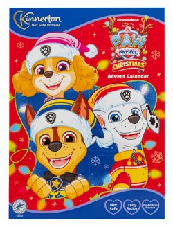 Adventní kalendář s 24 cukrovinkami s čokoládovou příchutí