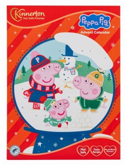 Adventní kalendář s 24 cukrovinkami s čokoládovou příchutí