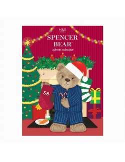 Adventní kalendář se 24 kousky formované mléčné čokolády