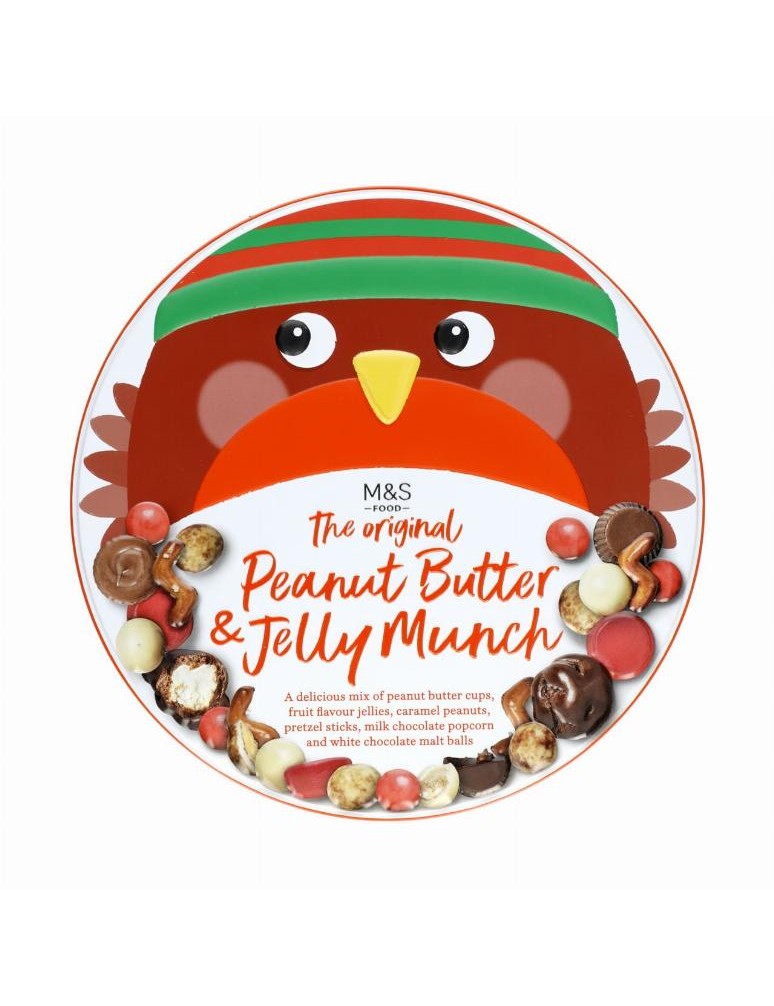 Ovocné želé bonbóny, solené preclíky, ml. čokoláda s arašídovým krémem, popcorn v ml. čokoládě, arašídy v bílé čokoládě s karame