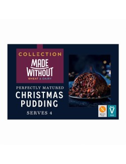 Vánoční pudink se sušenými plody vinné révy, glazovanými třešněmi, mandlemi, jablky Braeburn, ciderem, brandy, koňakem a rumem v