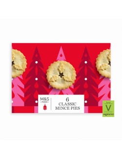 6 koláčků z křehkého máslového (14 %) těsta plněných ovocnou směsí (50 %) se sušenými plody vinné révy