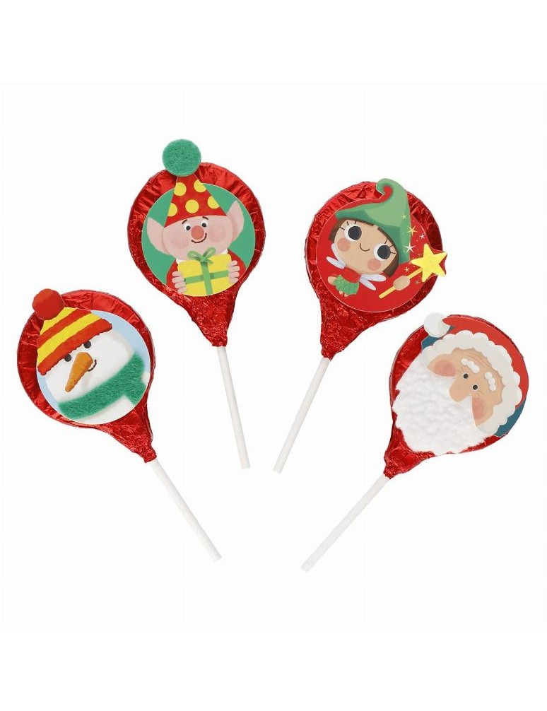 Balené lízátko z mléčné čokolády