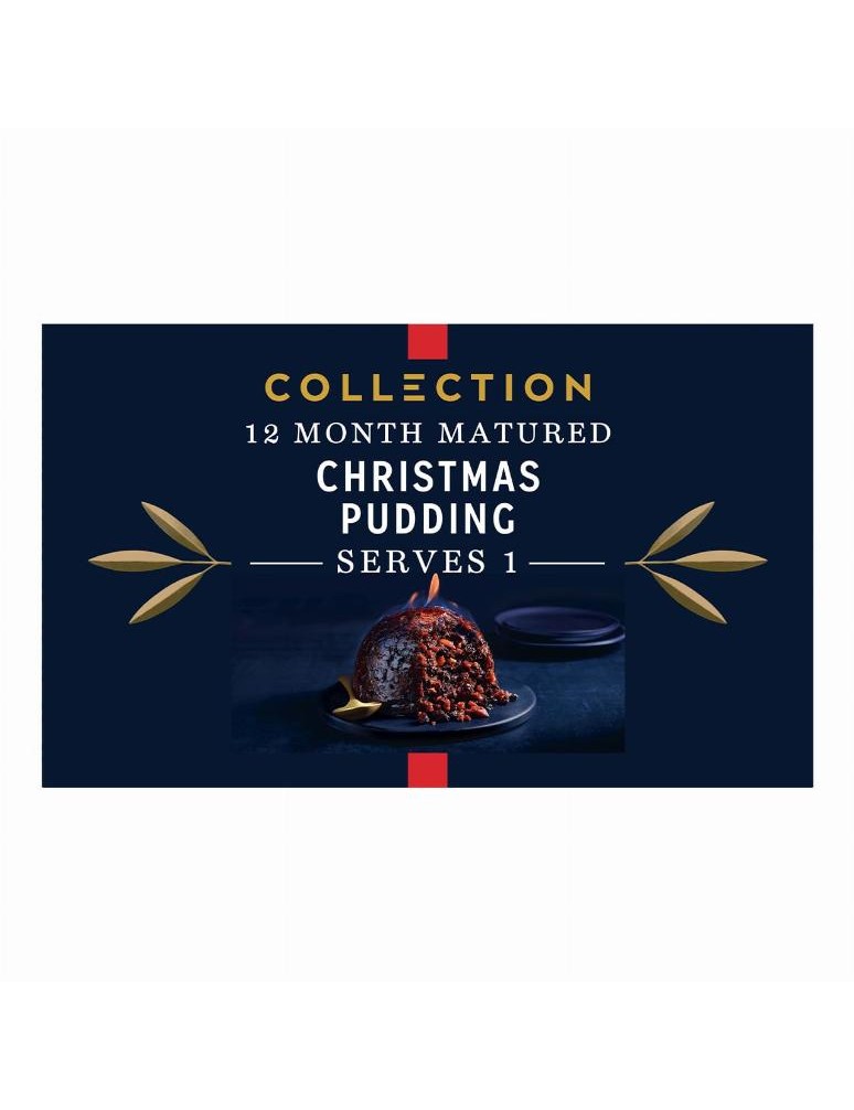 Vánoční pudink se sušenými plody vinné révy, glazovanými třešněmi, mandlemi, jablky odrůdy Braeburn, ciderem, brandy, koňakem a 