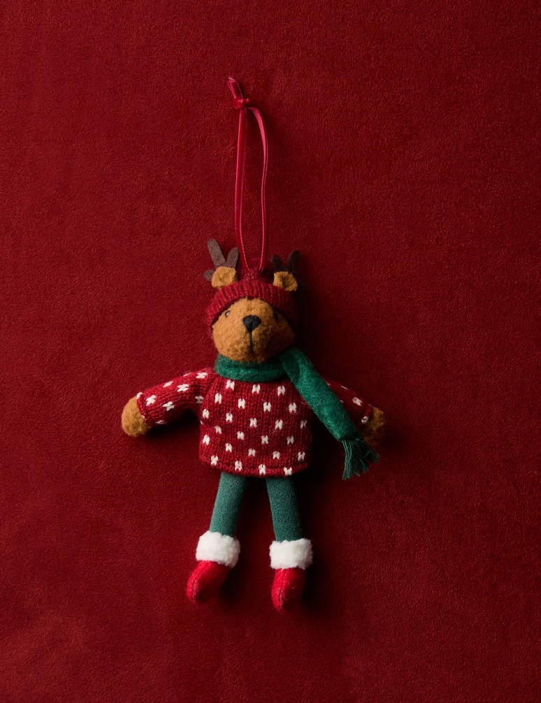 Felt Hanging Reindeer Decoration