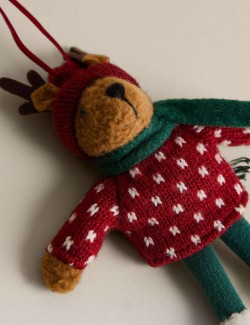 Felt Hanging Reindeer Decoration