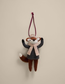 Felt Fox Hanging Decoration