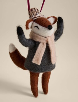 Felt Fox Hanging Decoration
