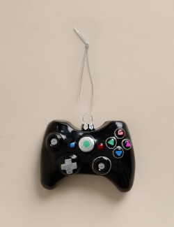 Glass Hanging Game Controller Decoration