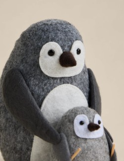 Felt Penguin Duo Room Decoration