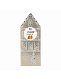 Křehké máslové sušenky v plechovce se světýlkem