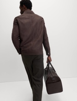 Pracovní bunda z umělého semiše