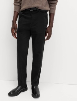 Strečové chino kalhoty normálního střihu