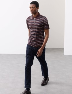 Polokošile s geometrickým potiskem, z čisté bavlny Supima®