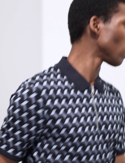 Polokošile s geometrickým potiskem, z čisté bavlny Supima®