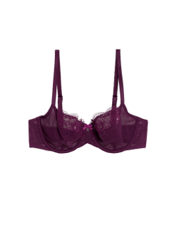 Jasmine Lace Wired Balcony Bra A-E