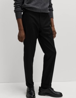 Warm Handle Twill Side Adjuster Trousers