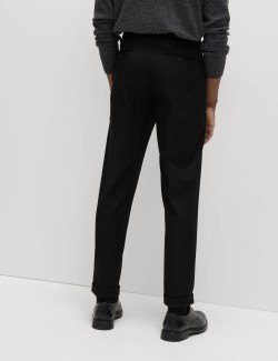 Warm Handle Twill Side Adjuster Trousers