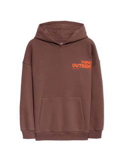 Cotton Rich Skateboard Graphic Hoodie (6-16 Yrs)