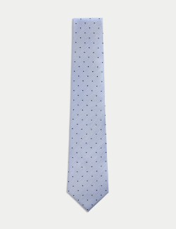 Pure Silk Polka Dot Tie