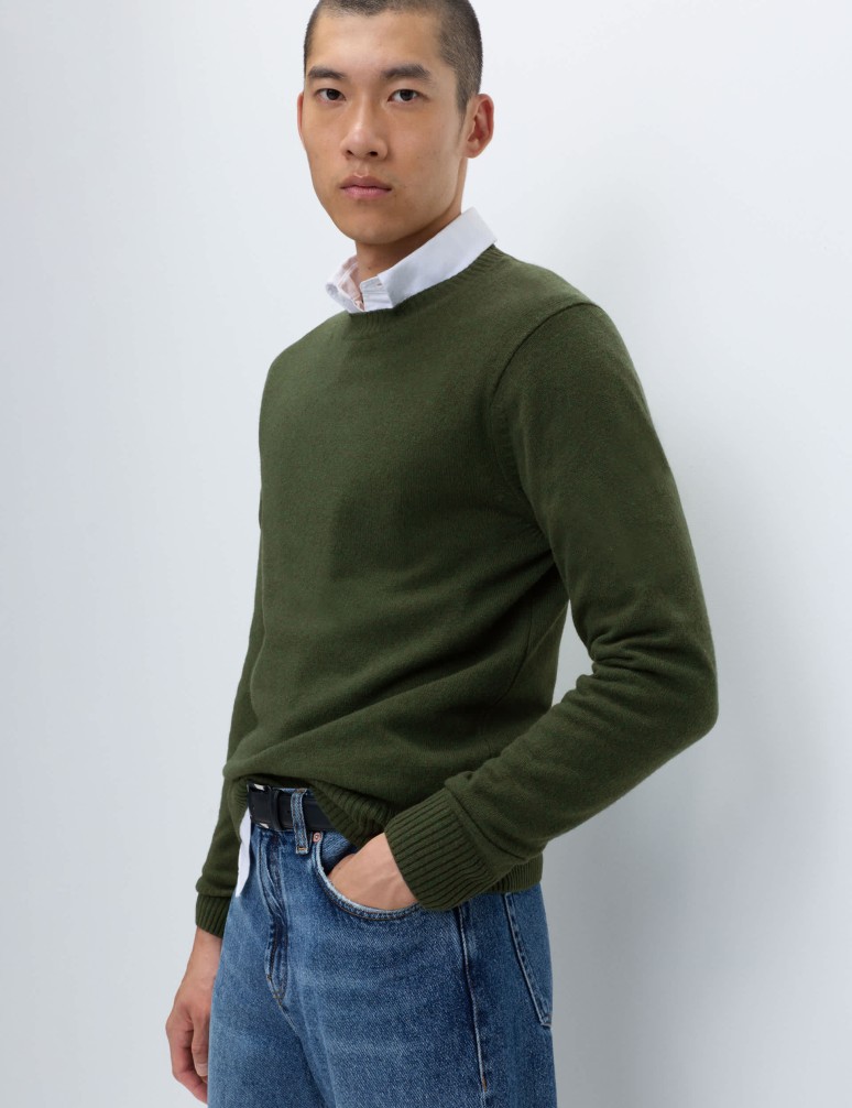 Pure Lambswool Crew Neck Jumper