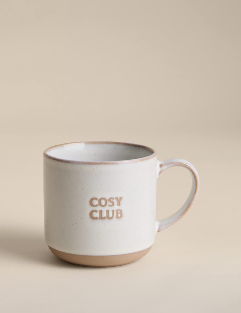 Cosy Club Slogan Mug