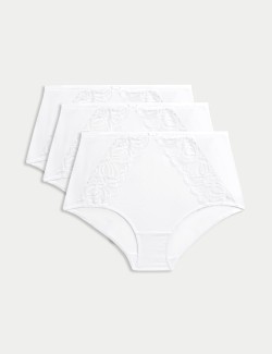 3pk Amelia Lace Full Briefs