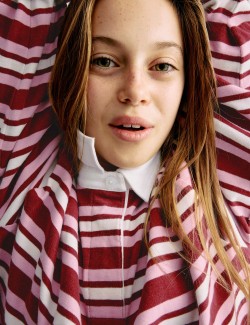 Pure Cotton Striped Rugby Shirt (6-16 Yrs)