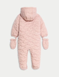 Zateplená zimní kombinéza s kapucí (0–3 roky)