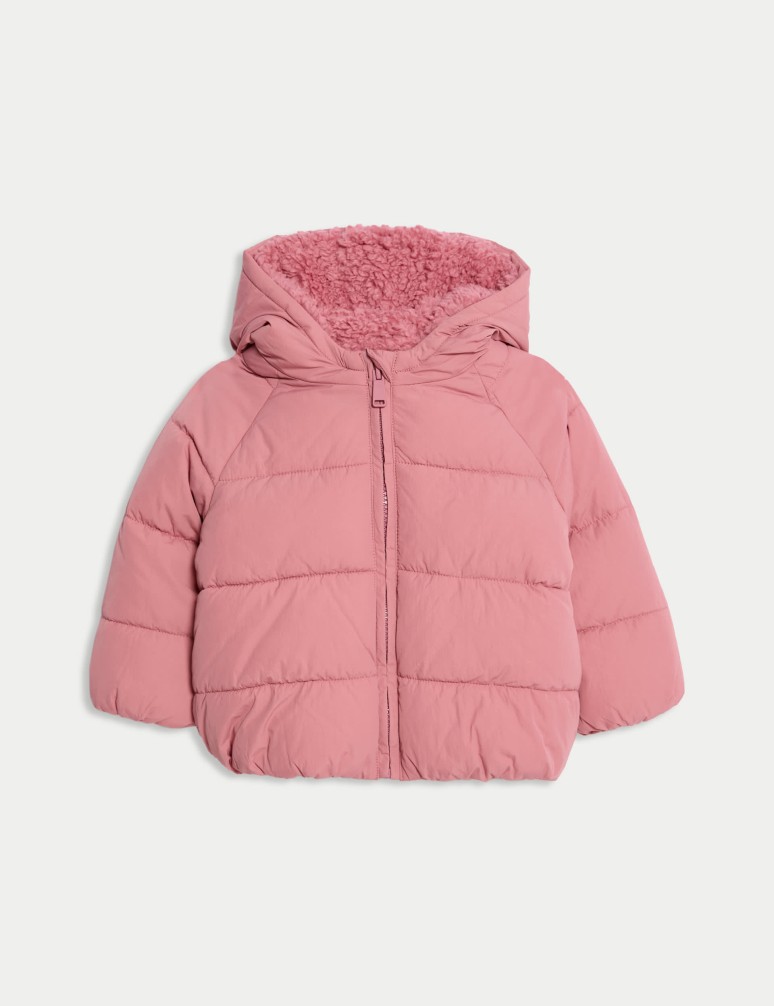 Zateplený kabát s kapucí (0–3 roky)