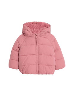 Zateplený kabát s kapucí (0–3 roky)