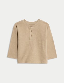 Dvoudílné pruhované kalhoty z čisté bavlny s laclem (0–3 roky)