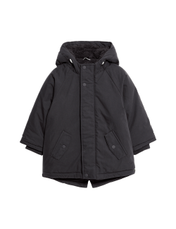 Parka s kapucí a prošíváním (2-8 let)