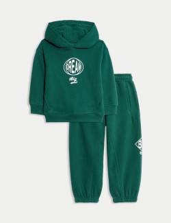 Outfit baseballového topu a tepláků s vysokým podílem bavlny (2–8 let)