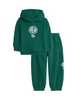 Outfit baseballového topu a tepláků s vysokým podílem bavlny (2–8 let)