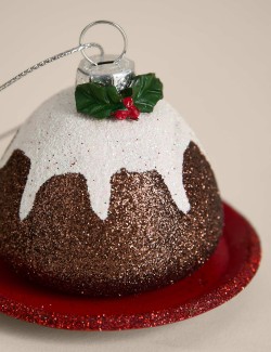 Christmas Pudding Hanging Decoration