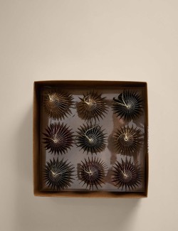 9 ks závěsných dekorací papírové stromy