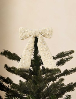 Perleťový top na stromeček s korálky