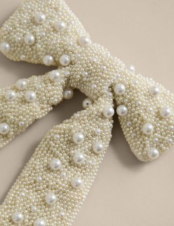 Perleťový top na stromeček s korálky