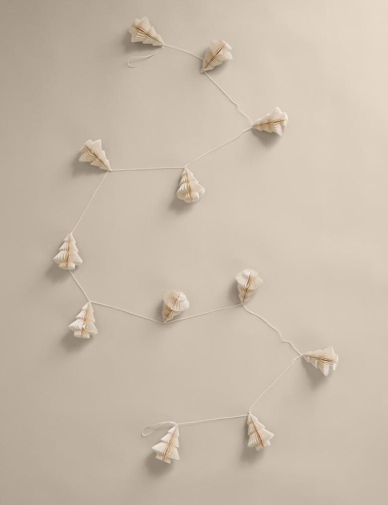 Paper Christmas Tree Garland