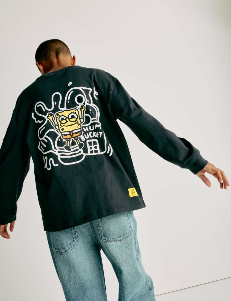 Doodle Boy™ x SpongeBob SquarePants™ Long Sleeve Top (2 - 16 Yrs)