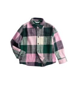 Kostkovaná košile, z čisté bavlny (2–8 let)