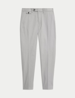 Italské kalhoty chino mírně projmutého střihu