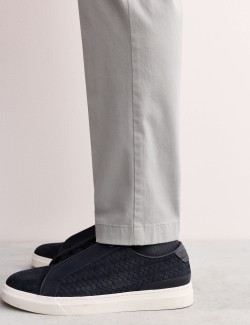 Italské kalhoty chino mírně projmutého střihu